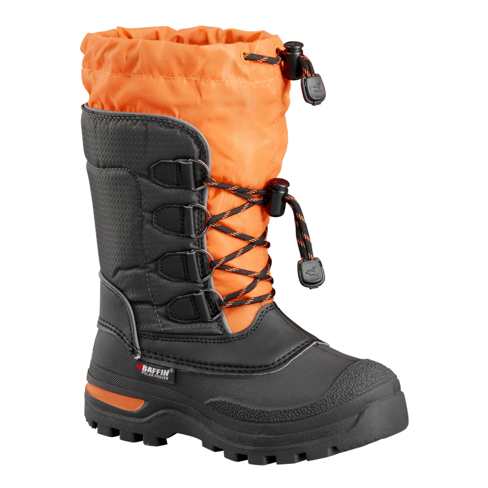 PINETREE | Kids Youth WINTER BOOTS-CHARCOAL/ORANGE